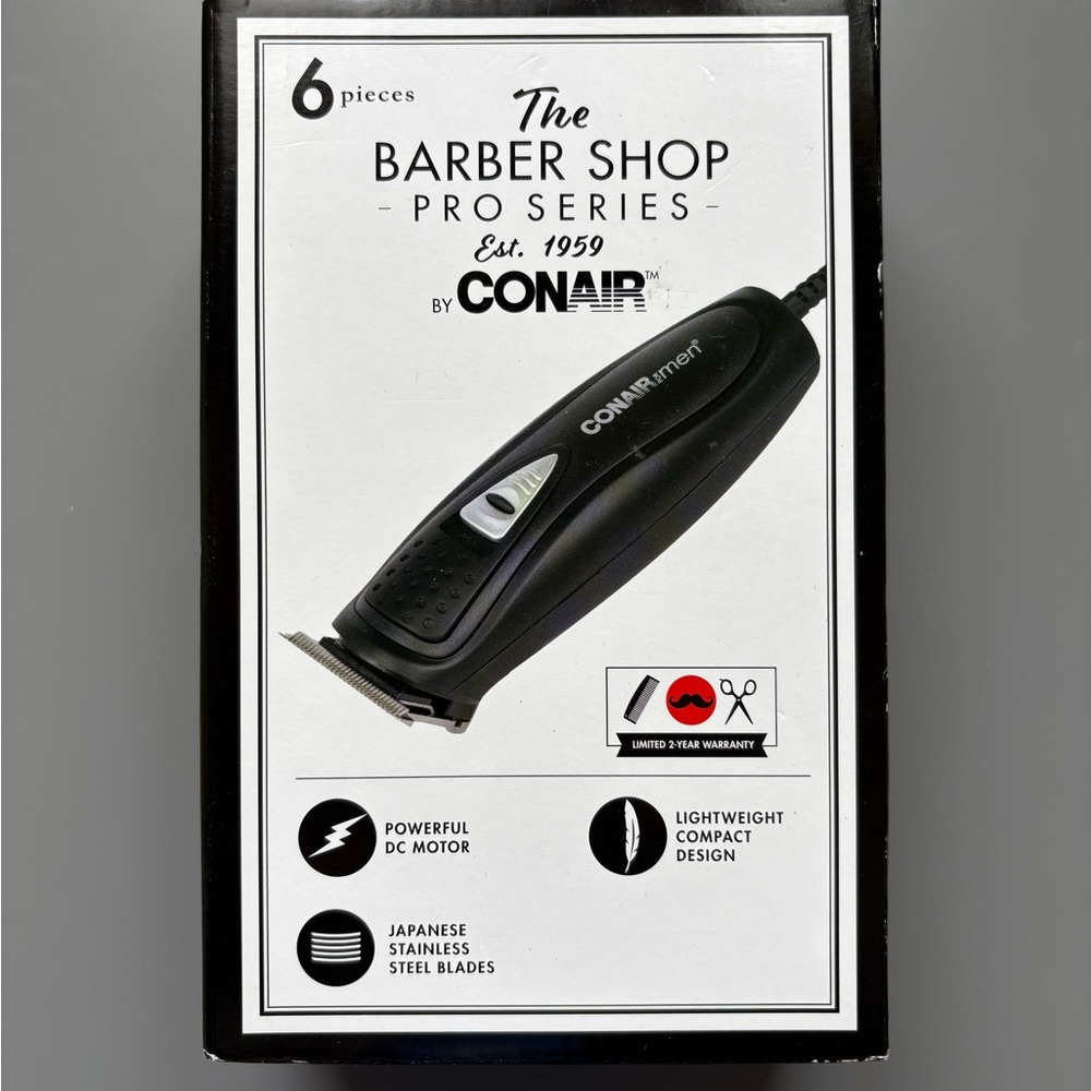 Conair The Barber Shop Pro Series Grooming Trimmer 6 pieces